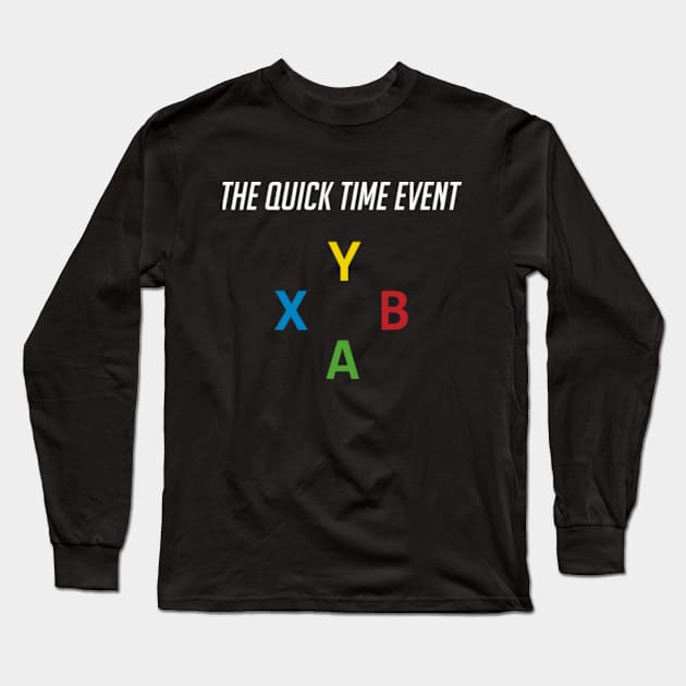 The Quick Time Event (Xbox) Long Sleeve T-Shirt by Aleecat